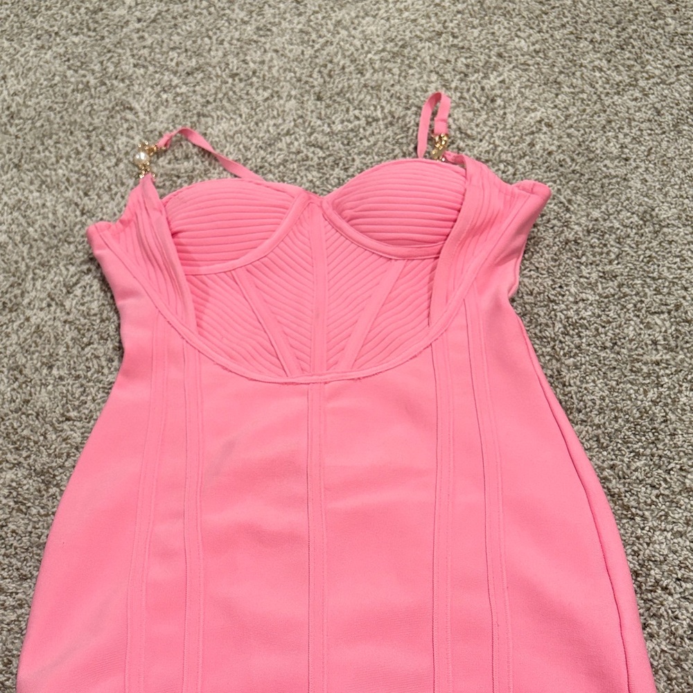 Fashion Nova Pink Bodycon Dress